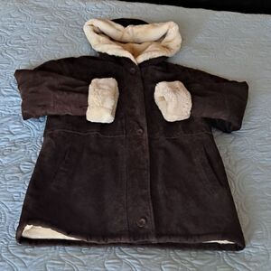 JPERCY FOR MARVIN RICHARDS SUEDE WINTER COAT